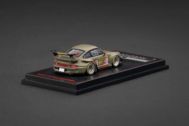 IGNITION MODEL 1:64 PORSCHE RWB 993 MATTE GREEN IG3873