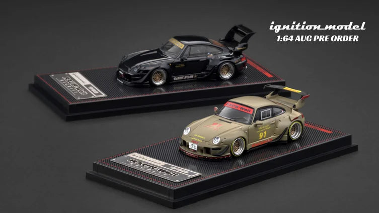 IGNITION MODEL 1:64 PORSCHE RWB 993 MATTE GREEN IG3873