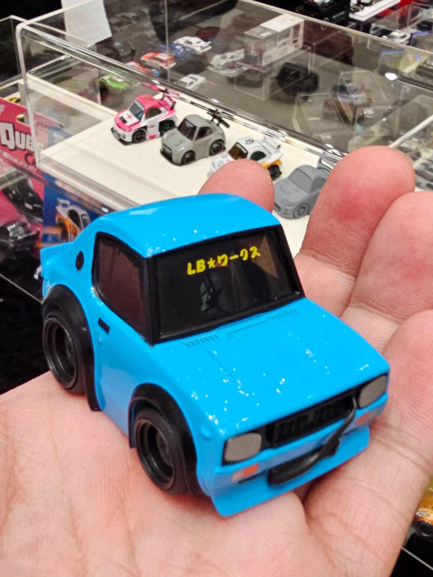 QZ00101-BL * Nissan Skyline Kenmeri Liberty Walk Baby Blue /Blister Packaging