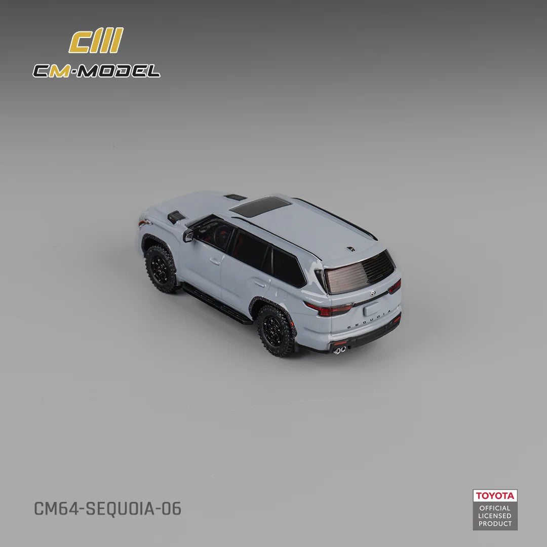 CM MODEL - 1:64 TOYOTA SEQUOIA 2024 – CEMENT GREY – LIMITED EDITION