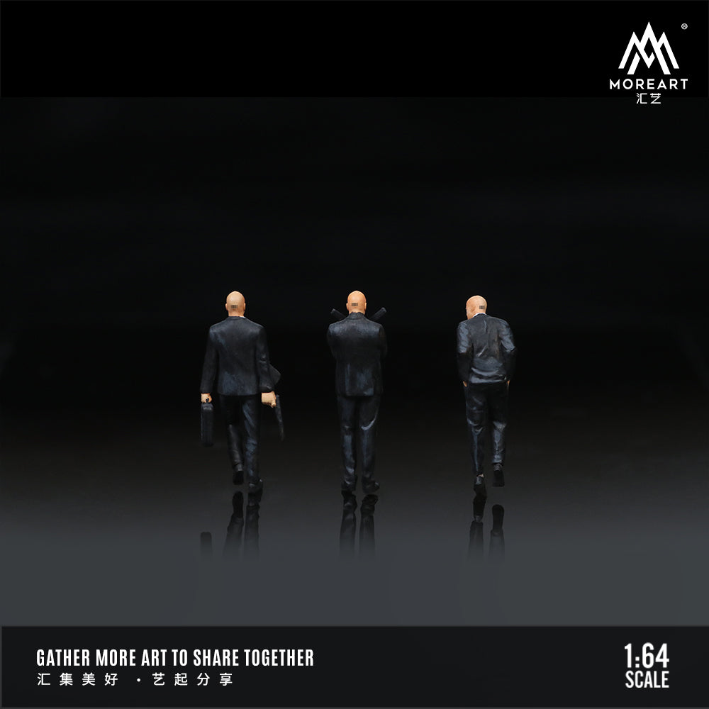 MOREART1:64 PROFESSIONAL AGENT ACTION FIGURE SET SIMULATION RESIN MODEL