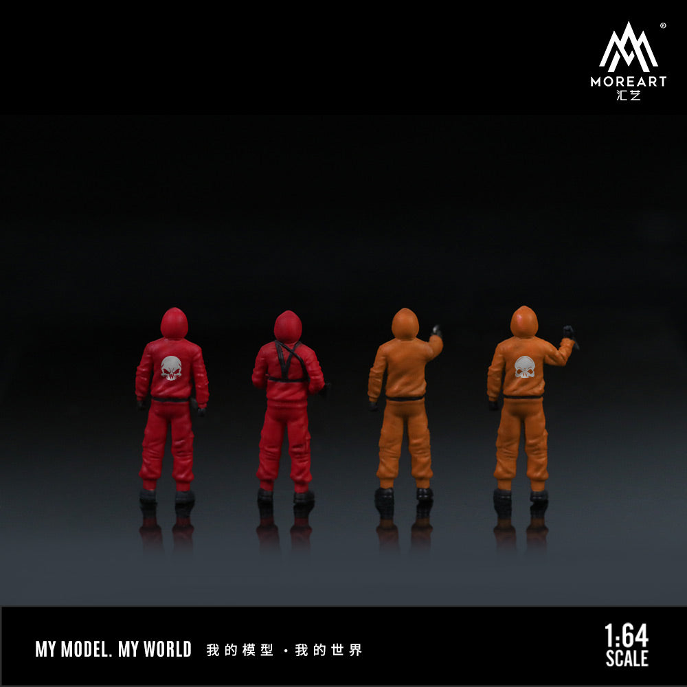 MOREART1:64 TERRORIST DOLL SET SIMULATION RESIN MODEL