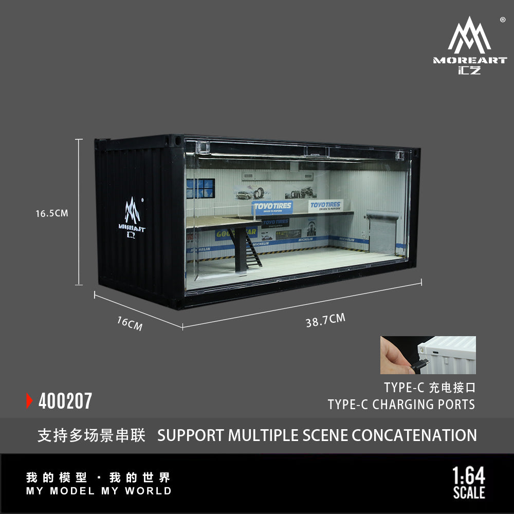 MOREART1:64 CONTAINER REPAIR SHOP #01