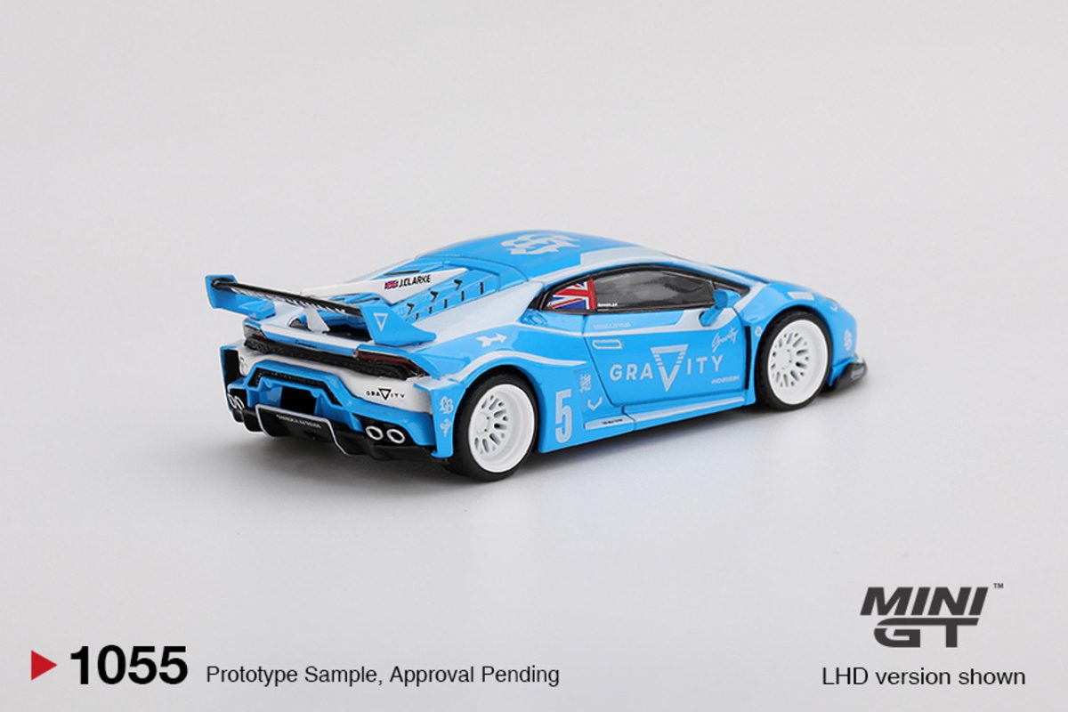 1/64 MINI GT LB★WORKS LAMBORGHINI HURACÁN GT GRAVITY (BLUE) - PRE ORDER