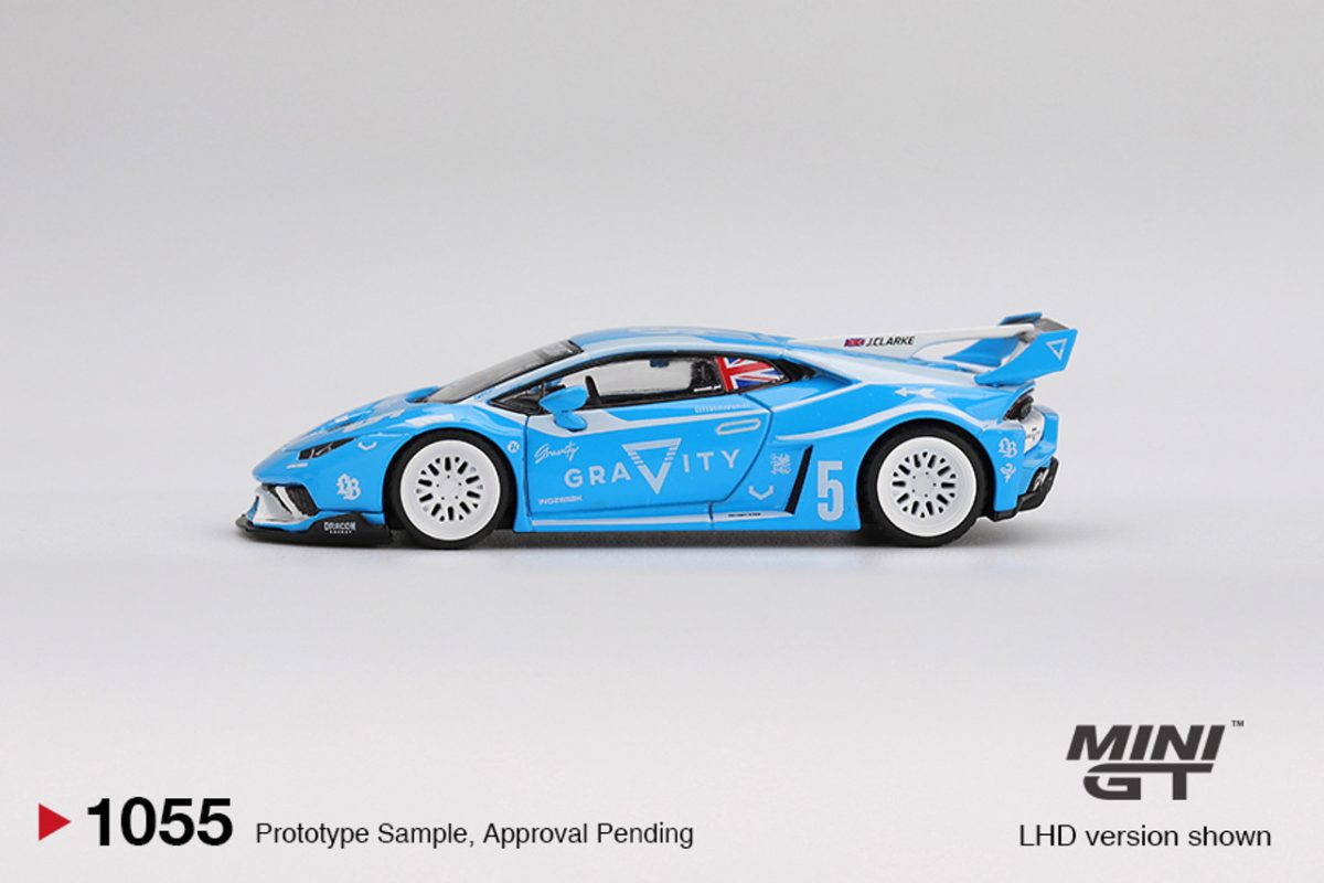 1/64 MINI GT LB★WORKS LAMBORGHINI HURACÁN GT GRAVITY (BLUE) - PRE ORDER