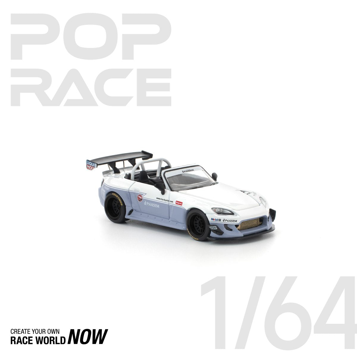 PANDEM S2000 WHITE BY POP RACE - PRE ORDER