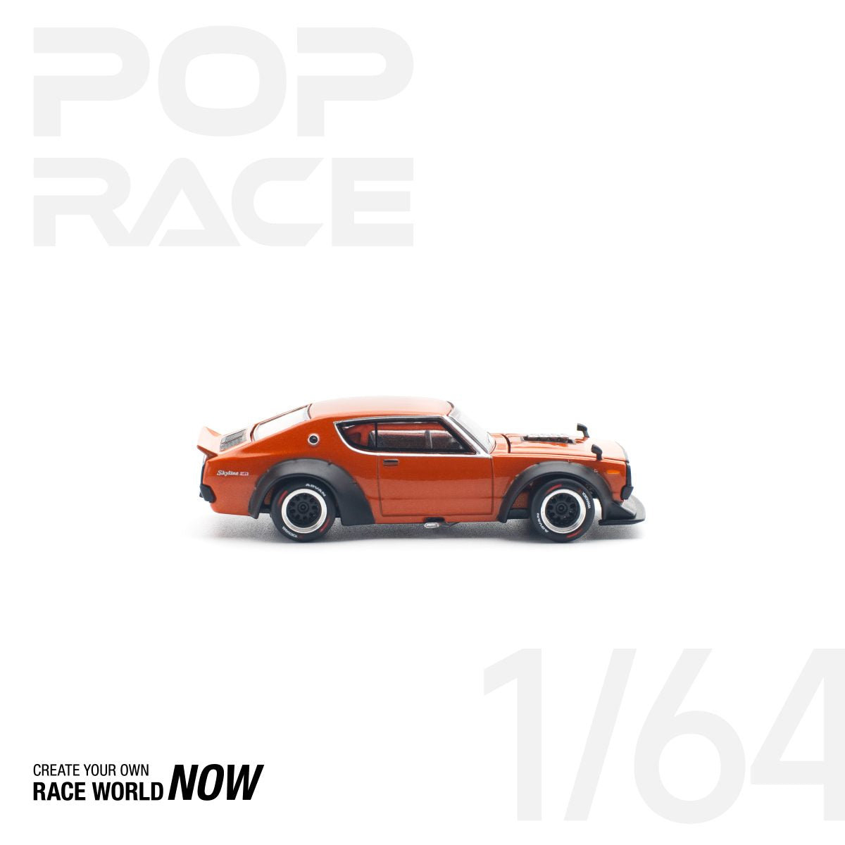 SKYLINE GT-R V8 DRIFT (KENMERI) ORANGE by POP Race