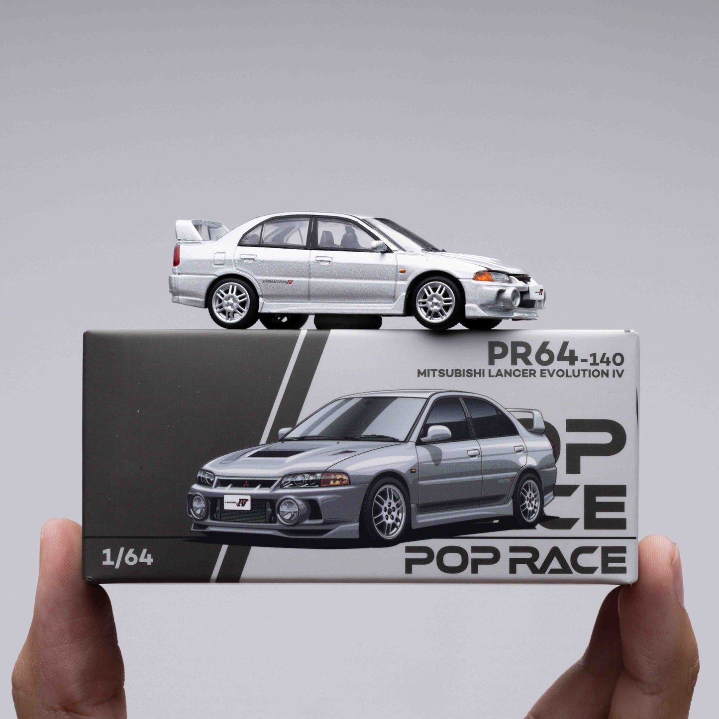 POP RACE 1:64 HONDA CIVIC (EG6) V1.5 PANDEM IN METALLIC BLUE