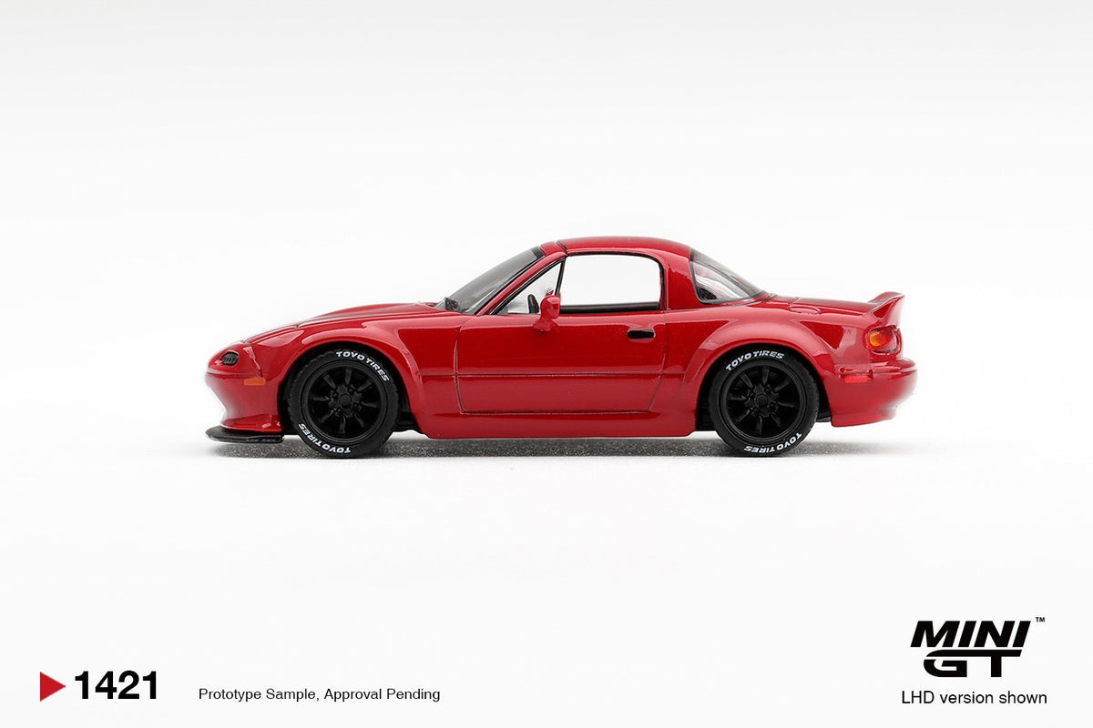 MINIGT 1/64 Mazda MX-5 (NA) Pandem Classic Red