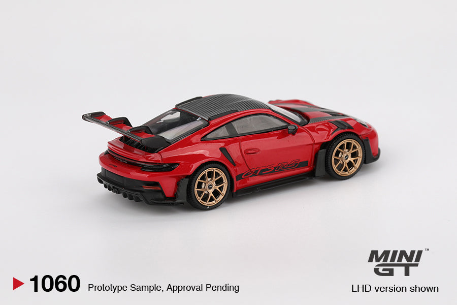 MINI GT 1:64 PORSCHE 911 (992) GT3 RS WEISSACH PACKAGE – GUARDS RED - PRE ORDER
