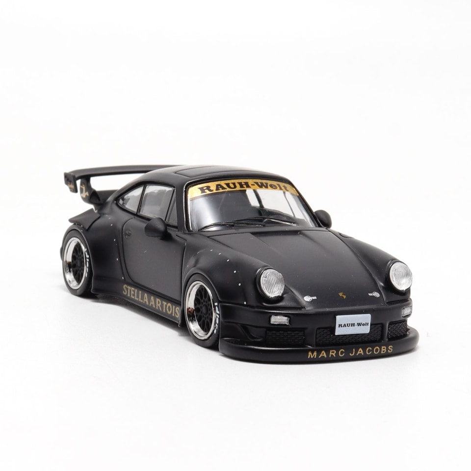 MC 1:64 MODEL CAR PORSCHE RWB 930 MATT BLACK