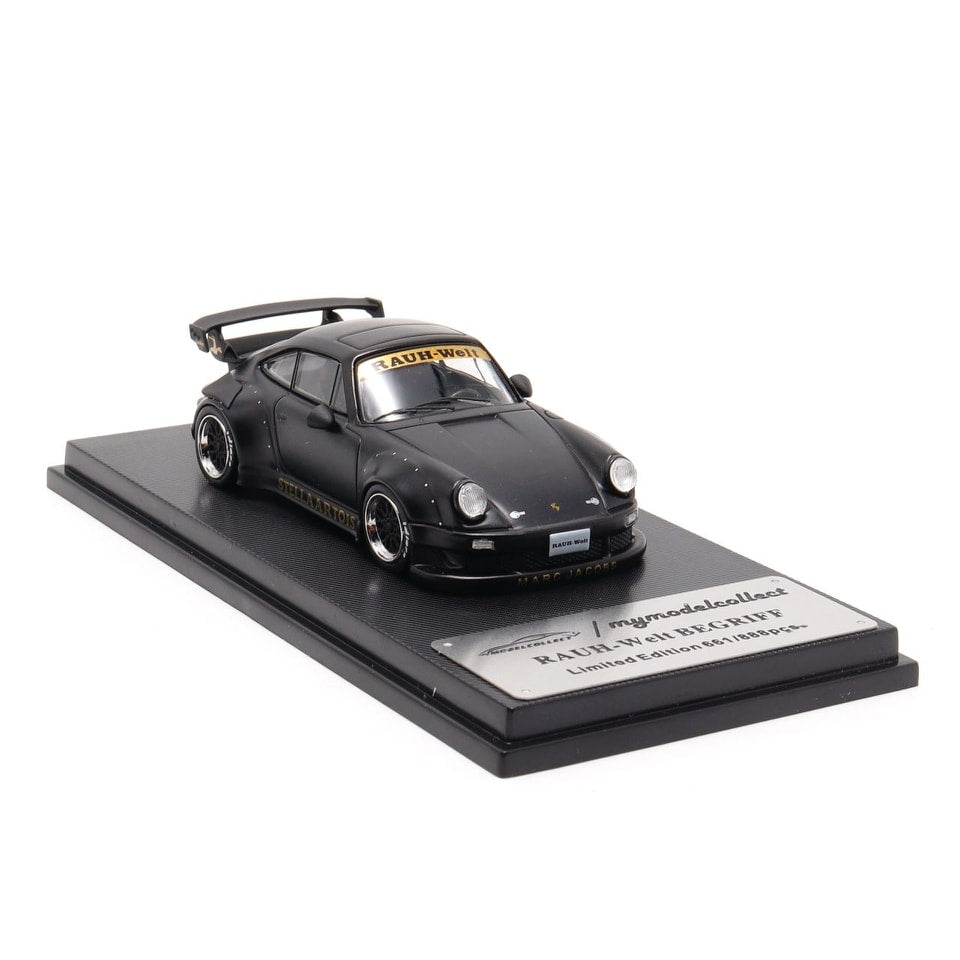 MC 1:64 MODEL CAR PORSCHE RWB 930 MATT BLACK