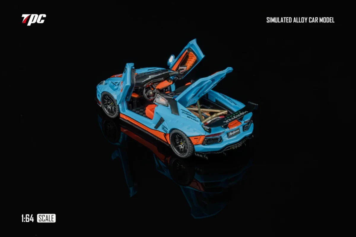 TPC X RHINO MODEL 1:64 LAMBORGHINI LP720-4 ROADSTER WIDE-BODY MODIFIED GOLF