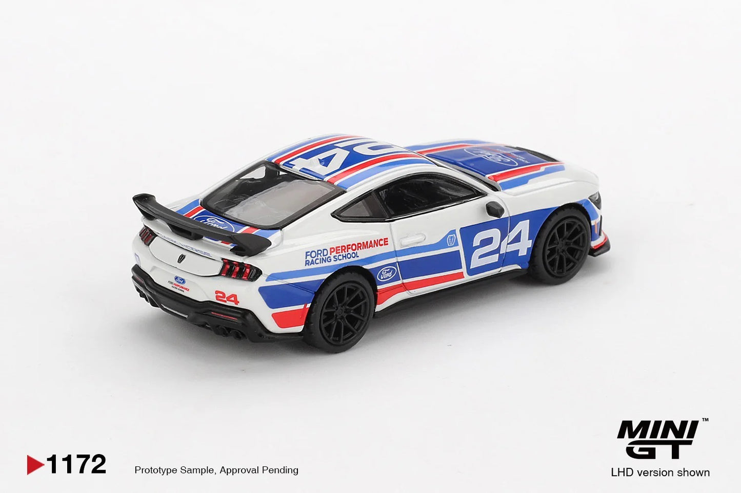 MINIGT - 1/64 FORD MUSTANG DARK HORSE #24 FORD PERFORMANCE RACING SCHOOL