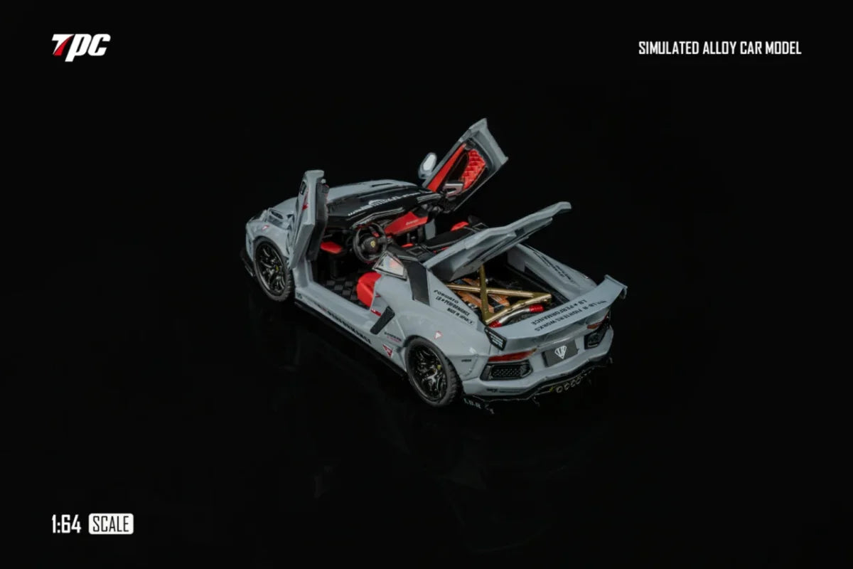 TPC X RHINO MODEL 1:64 LAMBORGHINI LP720-4 ROADSTER WIDE-BODY MODIFIED LBWK