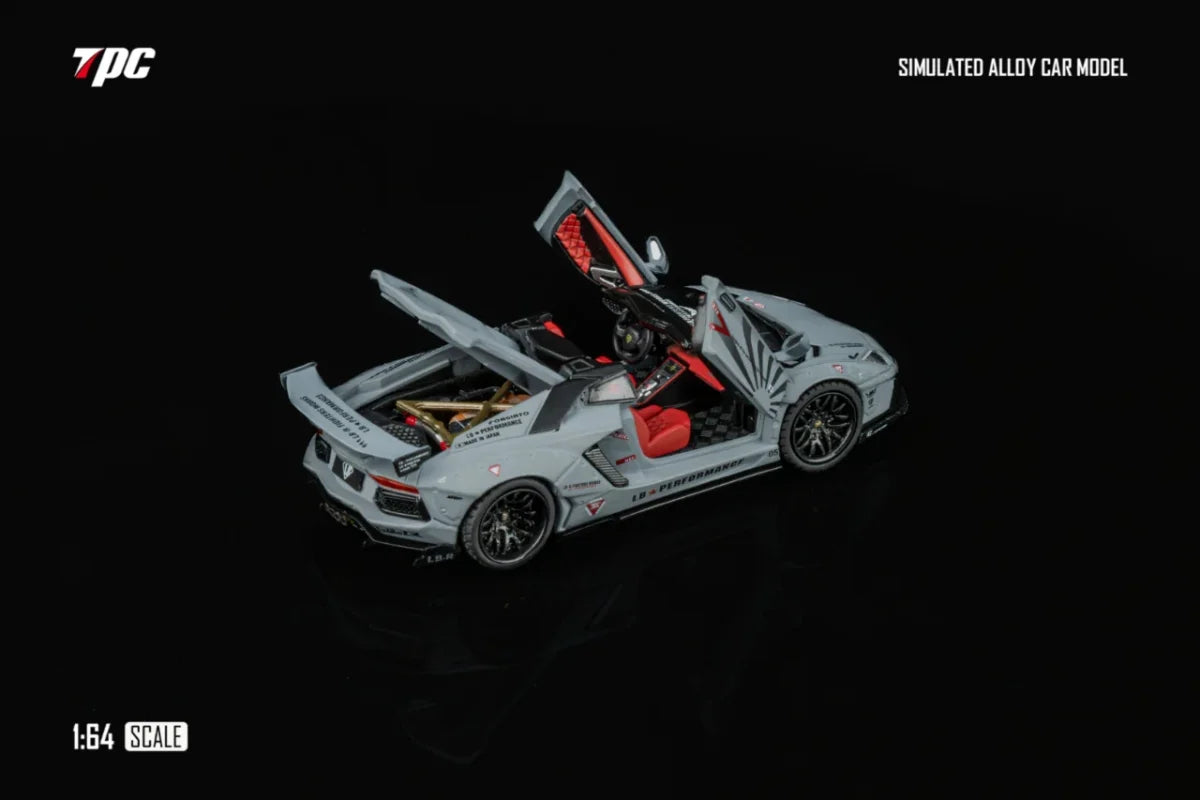 TPC X RHINO MODEL 1:64 LAMBORGHINI LP720-4 ROADSTER WIDE-BODY MODIFIED LBWK