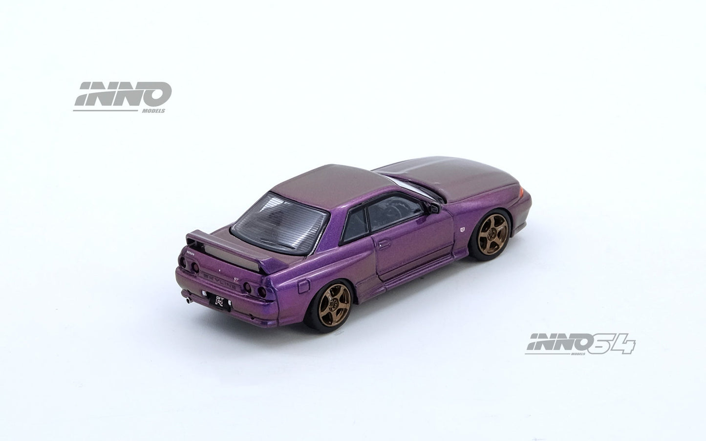 INNO64 - SKYLINE GT-R (R32) MIDNIGHT PURPLE AUSTRALIA SPECIAL EDITION