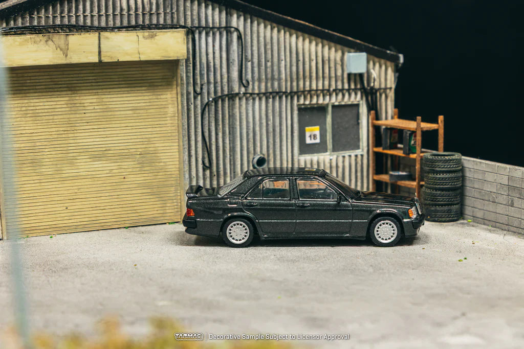1:64 MERCEDES-BENZ 190 E 2.3-16 -BLUE-BLACK METALLIC -TARMAC WORKS