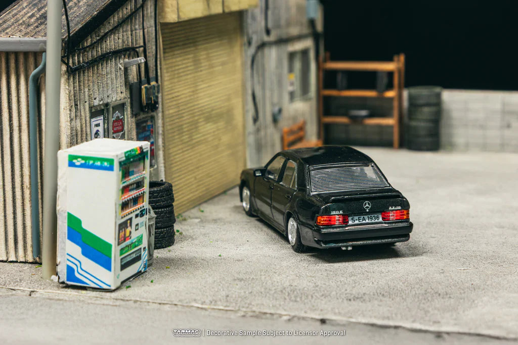 1:64 MERCEDES-BENZ 190 E 2.3-16 -BLUE-BLACK METALLIC -TARMAC WORKS