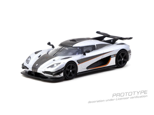 TARMAC WORKS 1/64 - KOENIGSEGG ONE:1 SILVER