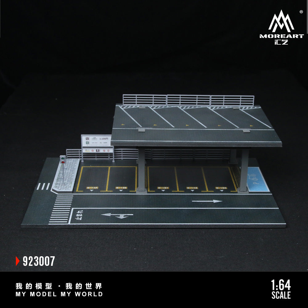 MoreArt1:64 Steel Frame Structure Platform Parking Scene Simulation Model