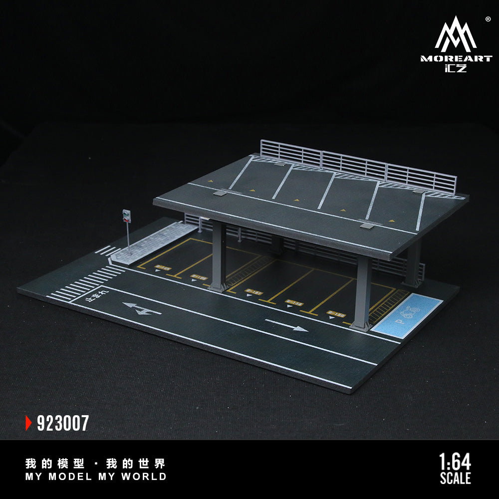 MoreArt1:64 Steel Frame Structure Platform Parking Scene Simulation Model