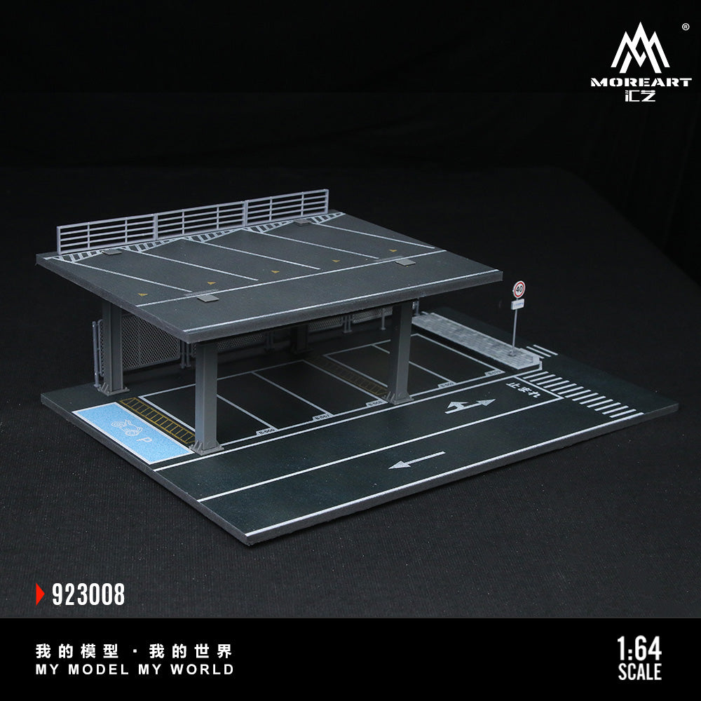 MoreArt1:64 Steel Frame Structure Platform Parking Scene Simulation Model