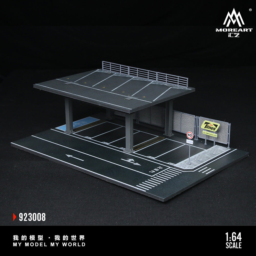MoreArt1:64 Steel Frame Structure Platform Parking Scene Simulation Model