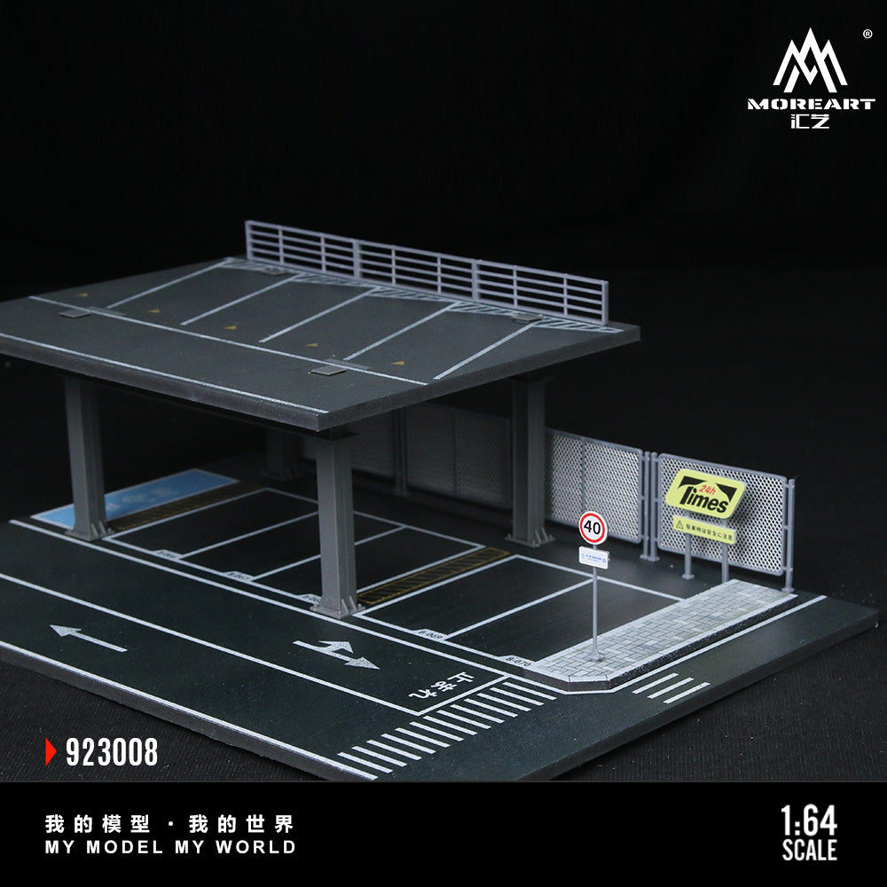 MoreArt1:64 Steel Frame Structure Platform Parking Scene Simulation Model