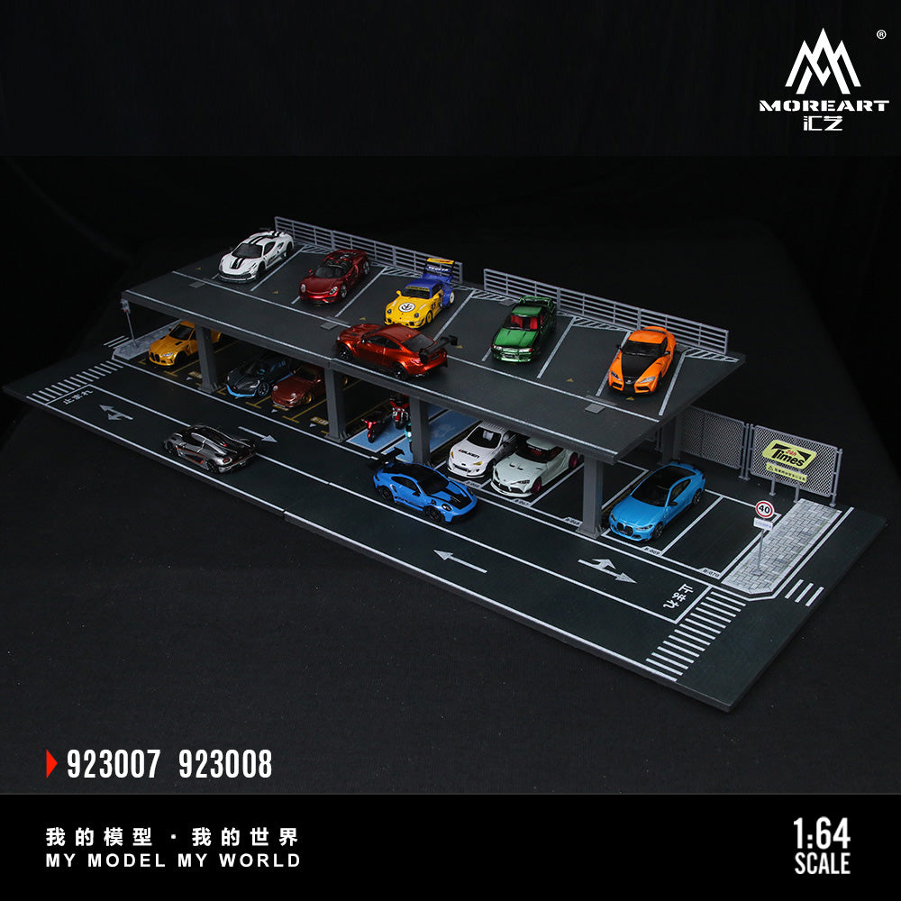 MoreArt1:64 Steel Frame Structure Platform Parking Scene Simulation Model
