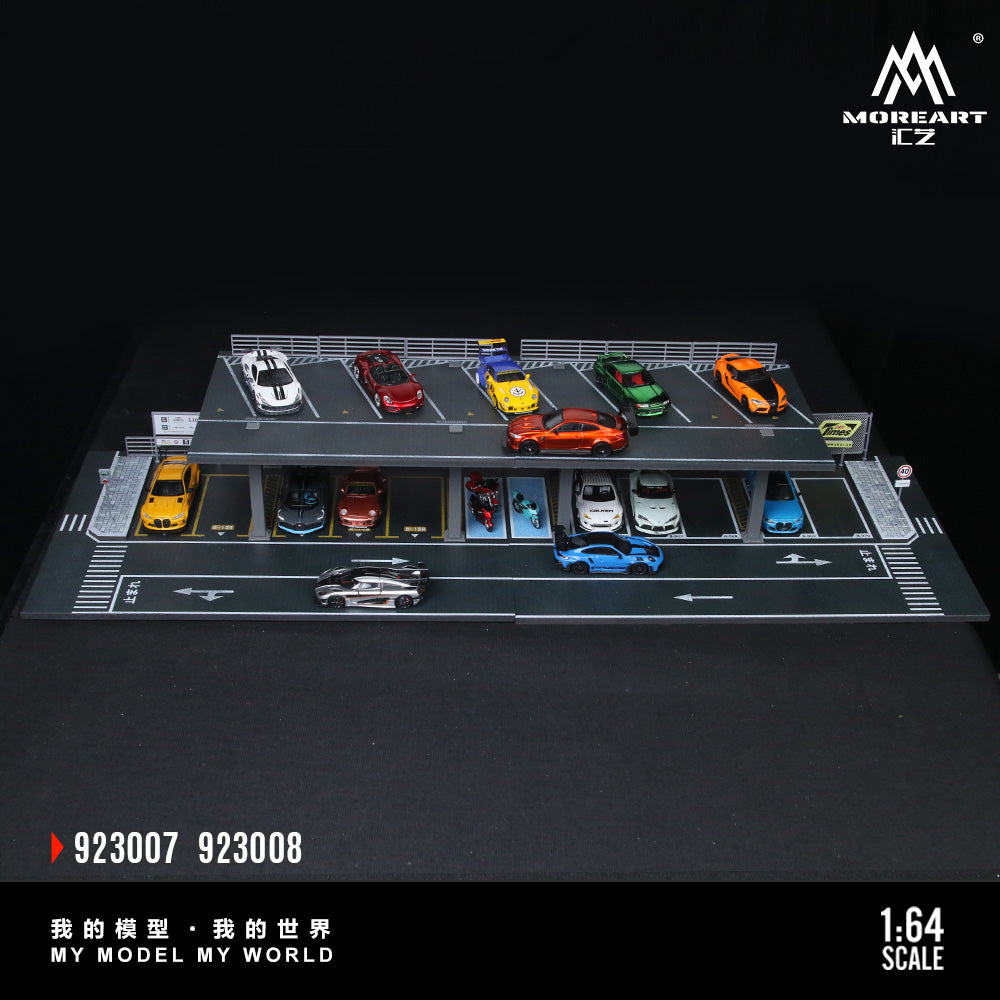 MoreArt1:64 Steel Frame Structure Platform Parking Scene Simulation Model