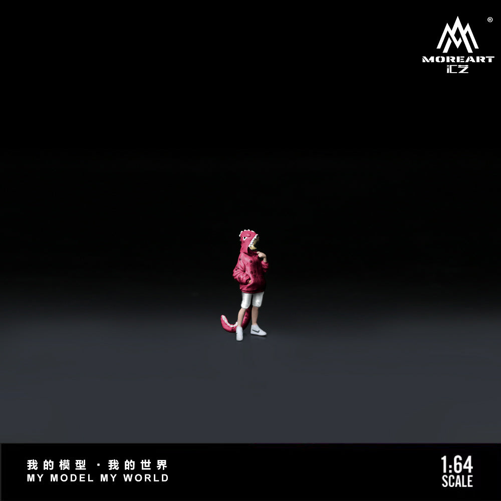 Pink/green dinosaur dolls are expected to arrive in about one month