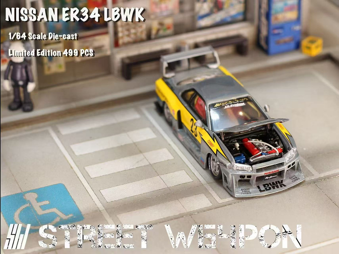 1/64 LB-ER34 Super Silhouette NISSAN SKYLINE