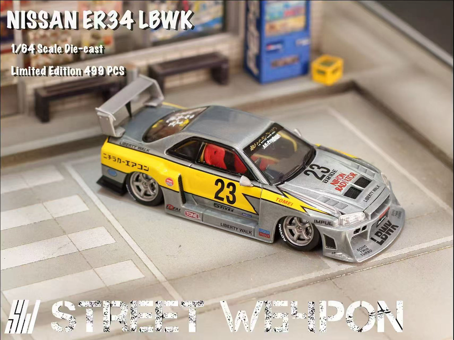1/64 LB-ER34 Super Silhouette NISSAN SKYLINE