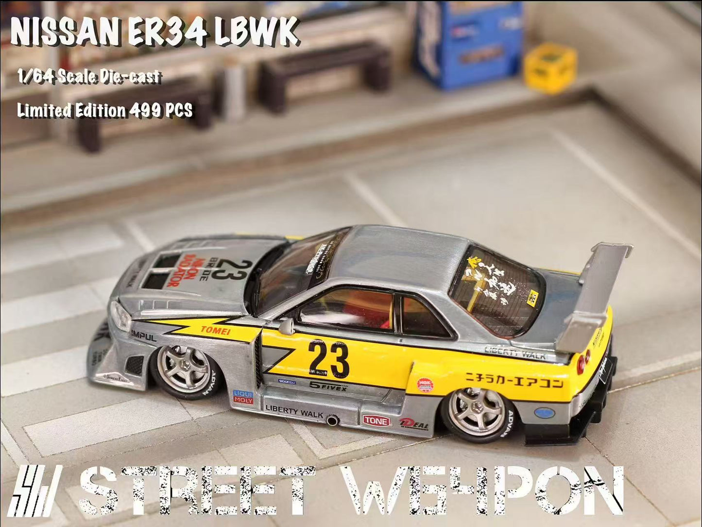 1/64 LB-ER34 Super Silhouette NISSAN SKYLINE
