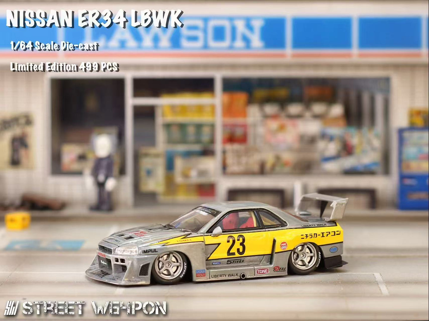 1/64 LB-ER34 Super Silhouette NISSAN SKYLINE