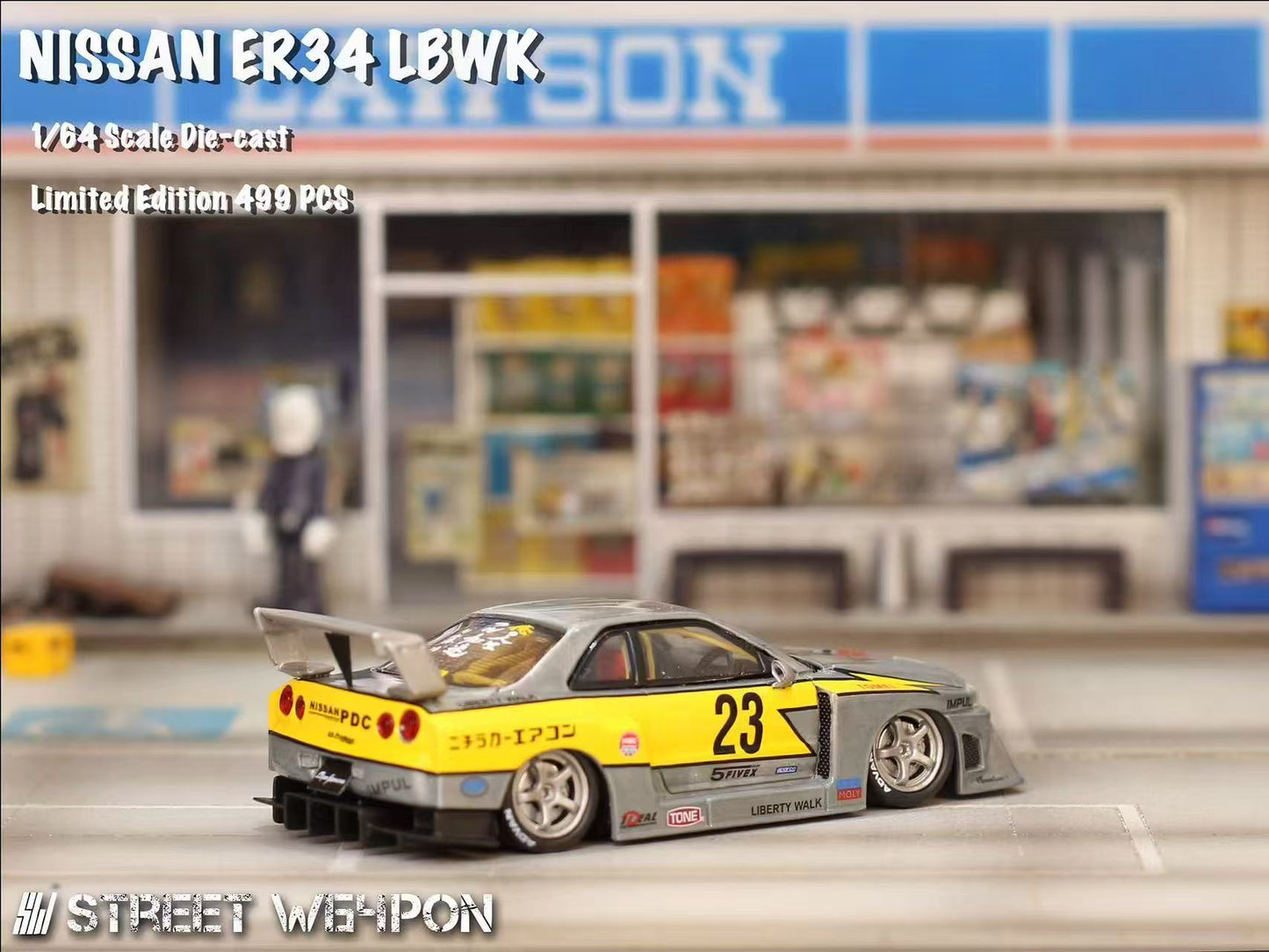 1/64 LB-ER34 Super Silhouette NISSAN SKYLINE