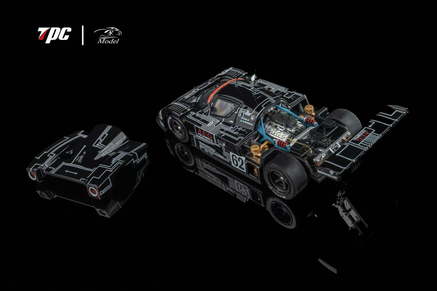 TPC × YS Model 1/64 Sauber Mercedes C9 1988