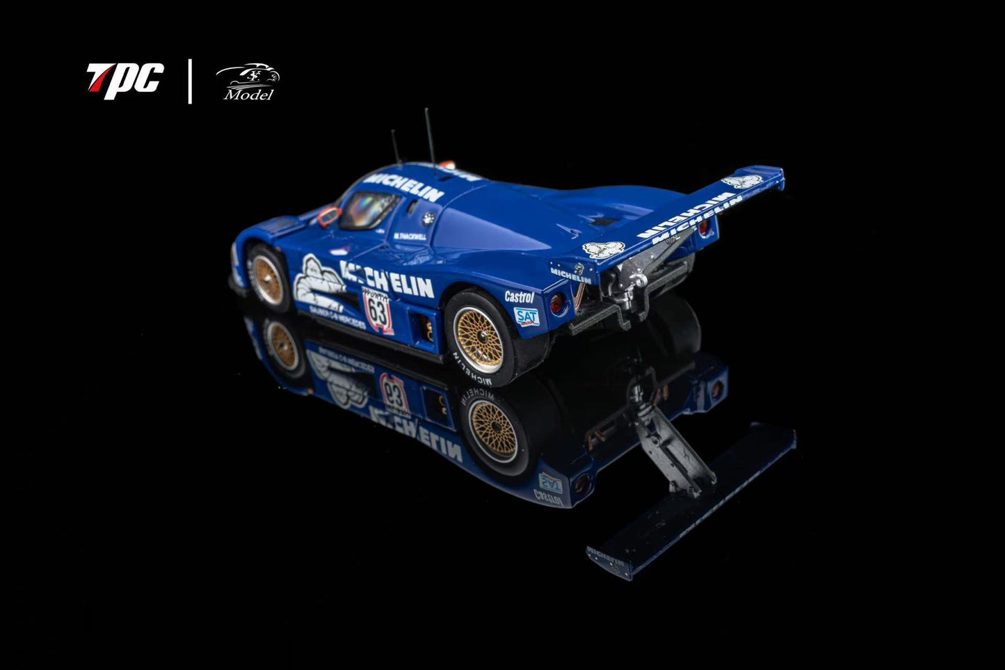 TPC × YS Model 1/64 Sauber Mercedes C9 1988 Le Mans:Blue