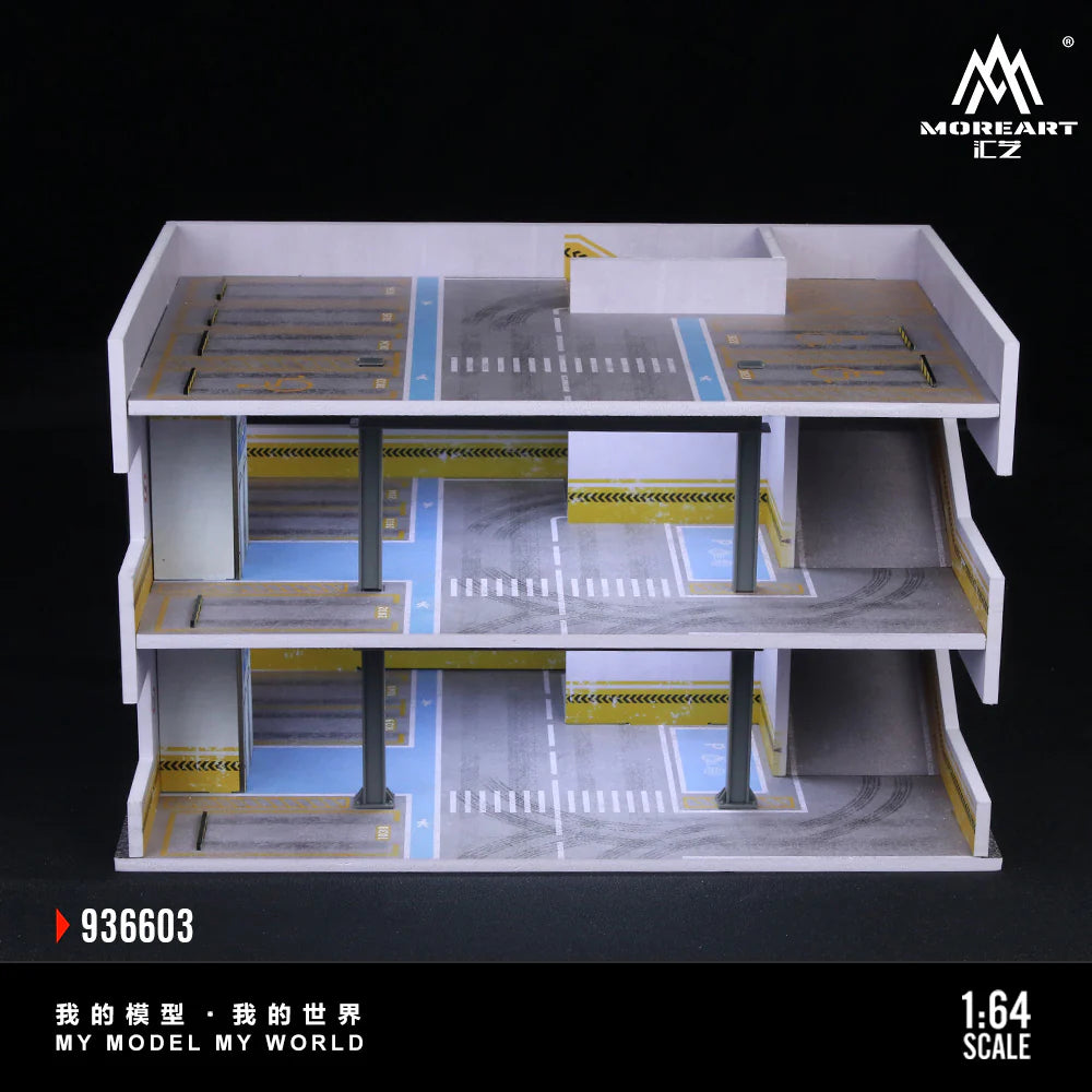 MoreArt1:64 Japanese Parking Building Scene C Simulation Model