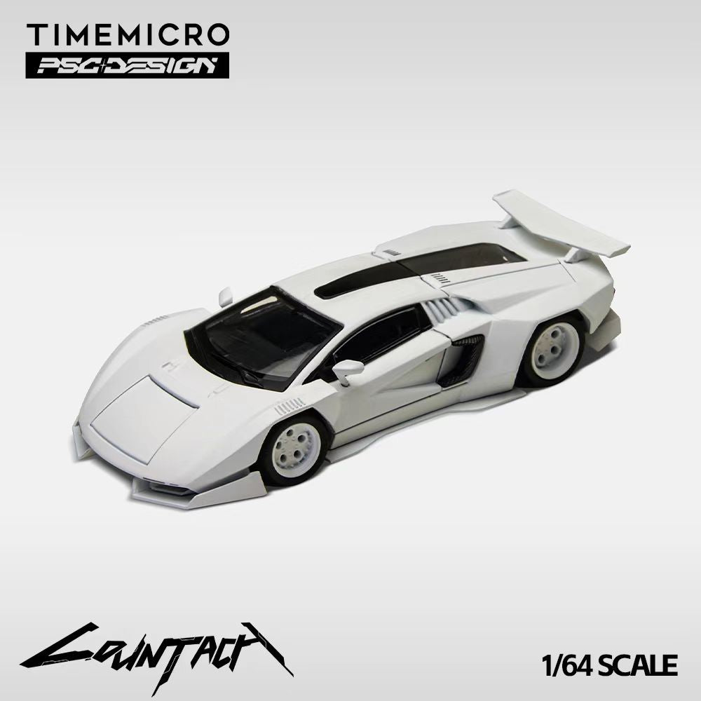 TimeMicro × PSC DESIGN 1:64 Countach "V" Ver. Mechanic PSC simulation alloy car model