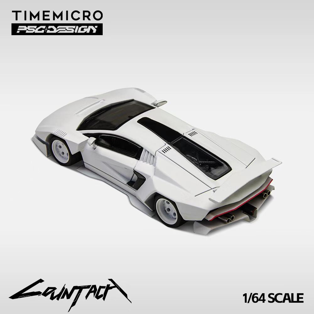 TimeMicro × PSC DESIGN 1:64 Countach "V" Ver. Mechanic PSC simulation alloy car model