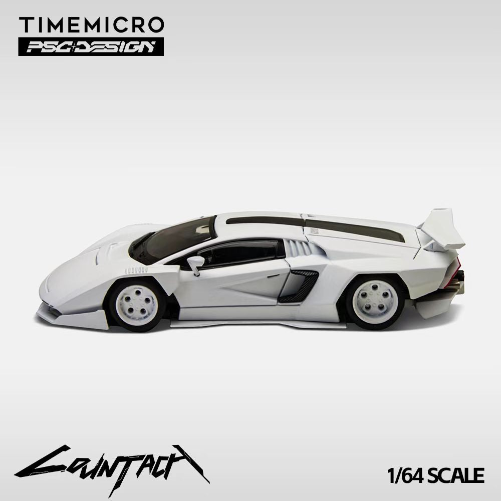 TimeMicro × PSC DESIGN 1:64 Countach "V" Ver. Mechanic PSC simulation alloy car model
