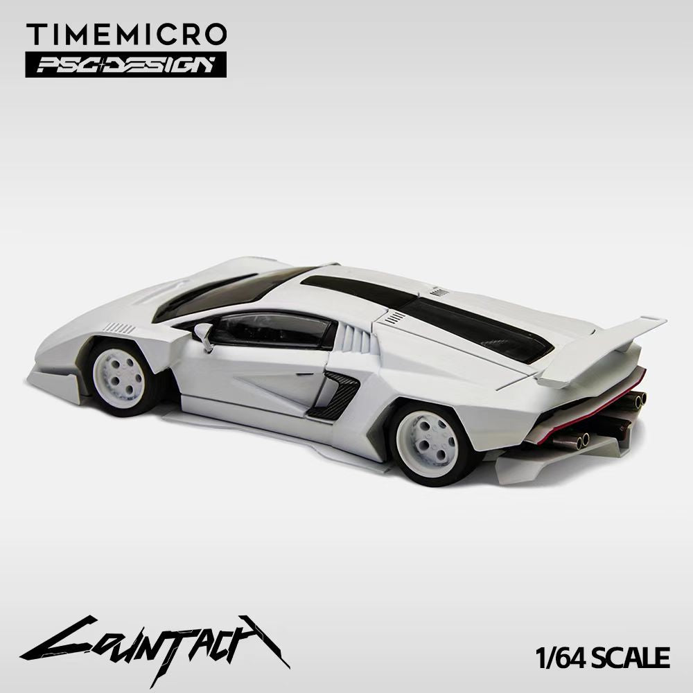 TimeMicro × PSC DESIGN 1:64 Countach "V" Ver. Mechanic PSC simulation alloy car model