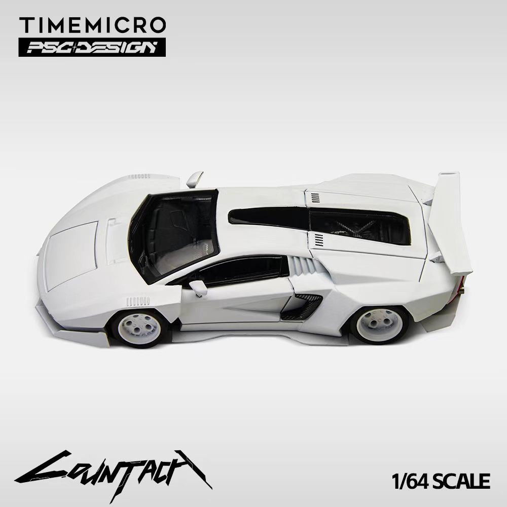 TimeMicro × PSC DESIGN 1:64 Countach "V" Ver. Mechanic PSC simulation alloy car model