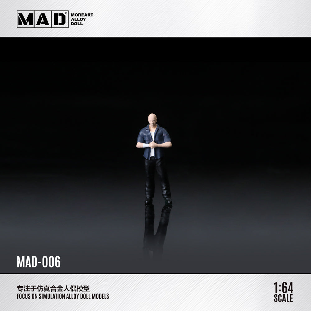 MAD 1:64 Fast & Furious-themed realistic alloy figurine model