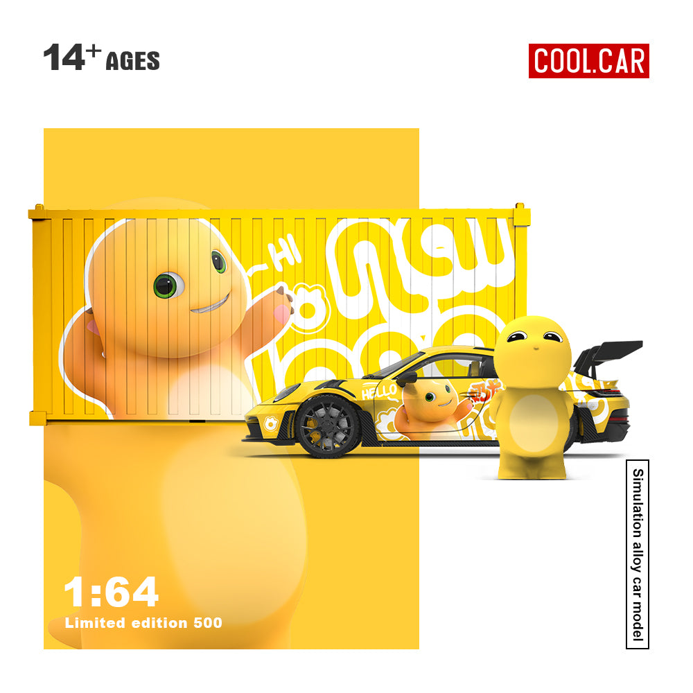 CC 1:64 Milk Dragon Painted Series Replica Alloy Car Model