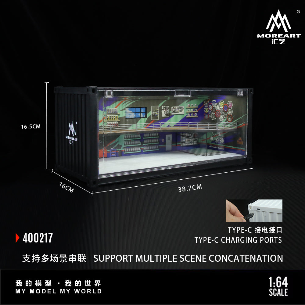 MoreArt Container series Lighting version scene simulation model