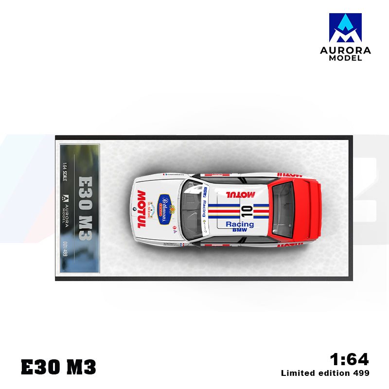 AM Aurora 1:64 BMW E30 Lafimon & McLaren 720S Shark Painted small scale alloy car model