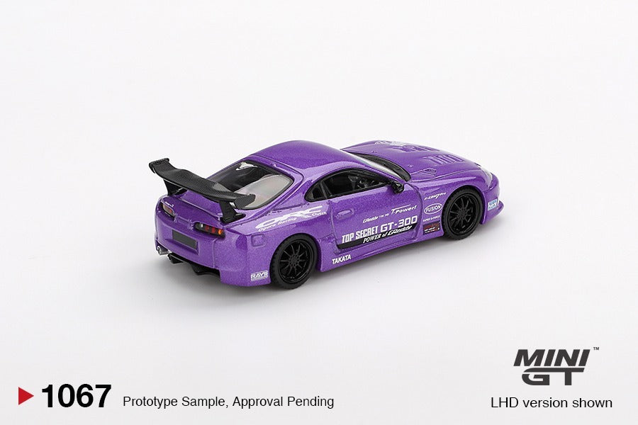 MGT01067-L * TOYOTA SUPRA (A80) TOP SECRET GT-300 TOP SECRET PURPLE - PRE ORDER